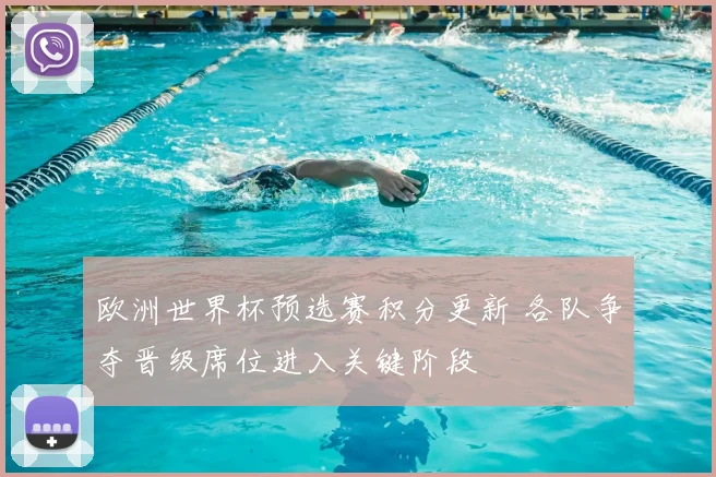 欧洲世界杯预选赛积分更新 各队争夺晋级席位进入关键阶段